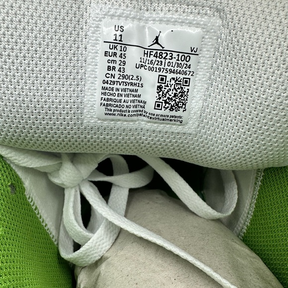 Men’s Size 11 Air Jordan 1 Low SE (NEW) HF4823 100 (No Box Lid) - Picture 9 of 12